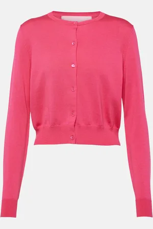 Carolina Herrera Cropped silk and cotton cardigan