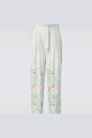 King & Tuckfield Grant floral wide-leg pants