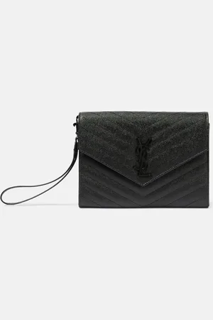 Saint Laurent Cassandre matelassÃ© leather clutch