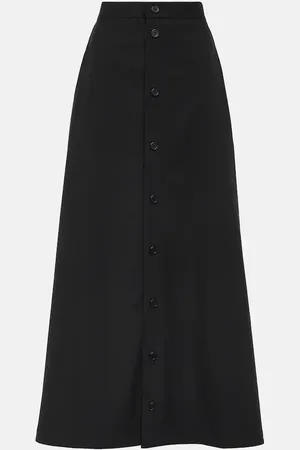 Balenciaga Wool maxi skirt