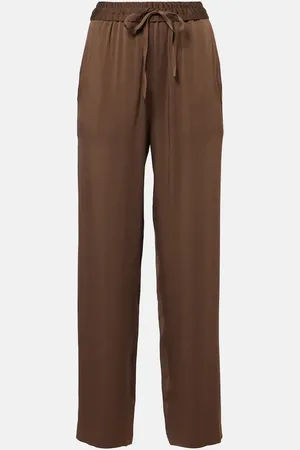 Isabel Marant Kendry satin wide-leg pants