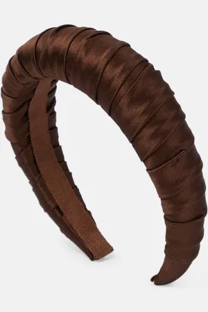 Jennifer Behr Mirren silk satin headband