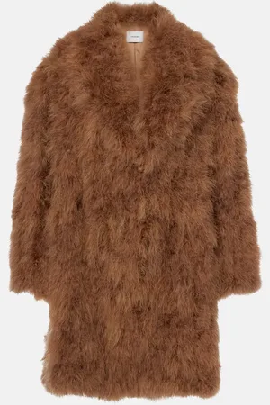 YVES SALOMON Feather coat