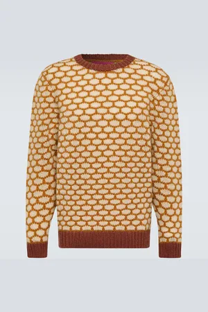 THE ELDER STATESMAN Jacquard cashmere sweater