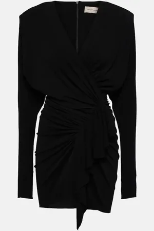 ALEXANDRE VAUTHIER Draped jersey minidress