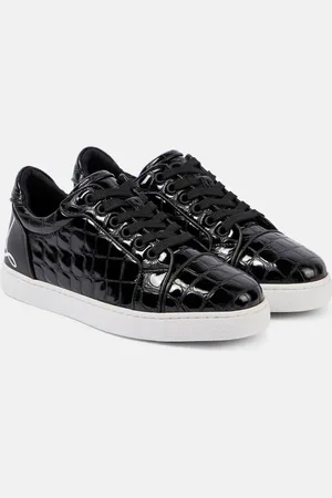 Christian Louboutin Fun Vieira croc-effect leather sneakers
