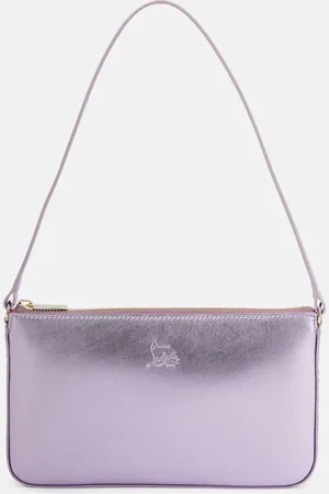 Christian Louboutin Loubila metallic leather shoulder bag