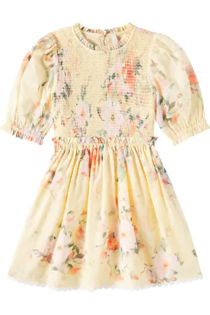 ZIMMERMANN Everley Shirred Bodice cotton dress
