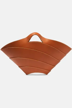 Alaïa Khaima Medium leather tote bag
