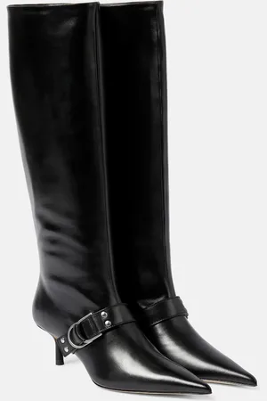 BLUMARINE Jeanne leather knee-high boots