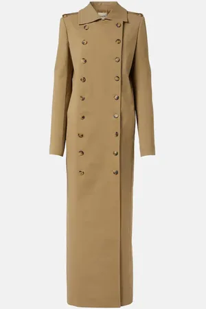 Khaite Mallory double-breasted trench coat