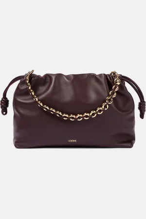 Loewe Flamenco Large leather clutch
