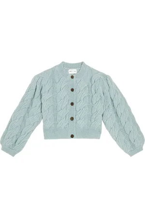 MORLEY Tilda cable-knit wool-blend cardigan