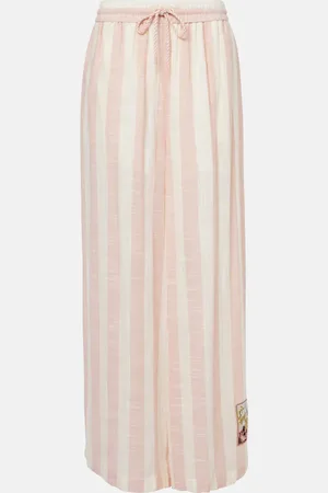 ZIMMERMANN Acacia striped wide-leg pants