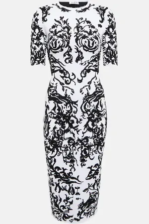 Alaïa Printed midi dress