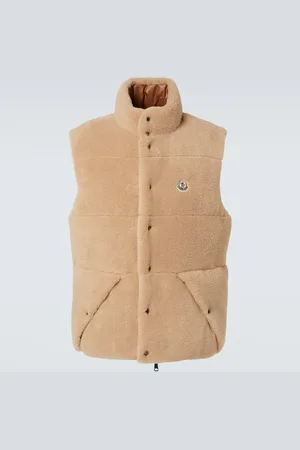 Moncler Colbricon reversible teddy down vest