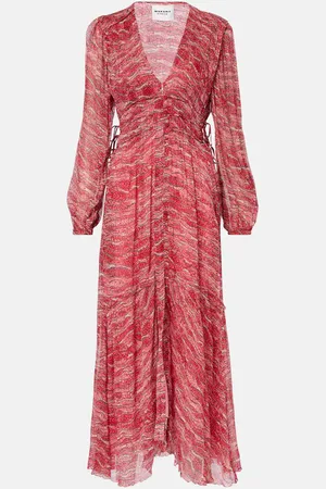 Marant Etoile Amara chiffon maxi dress