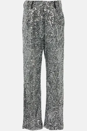 Blazé Milano Fox sequined straight pants