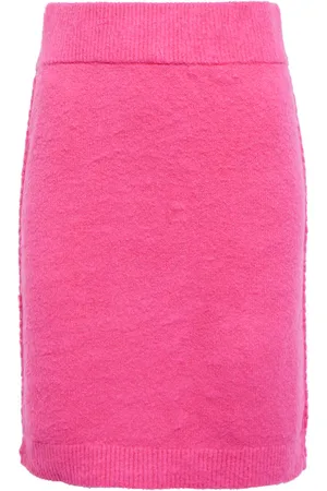 Helmut Lang Cotton-blend pencil skirt