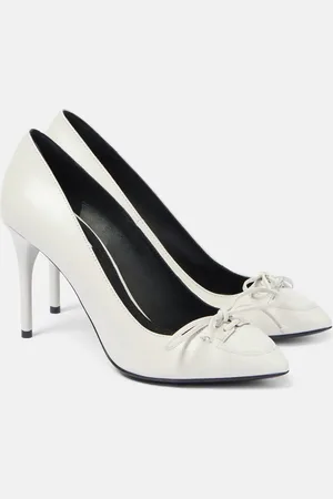 Alaïa 90 bow-detail leather pumps