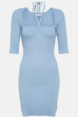 Ganni MÃ©lange knit mini dress