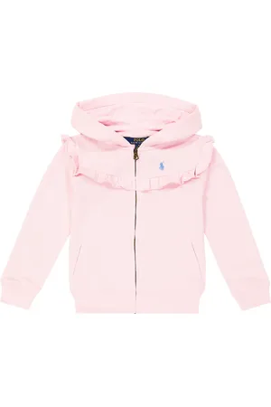 Ralph Lauren Ruched logo cotton-blend hoodie