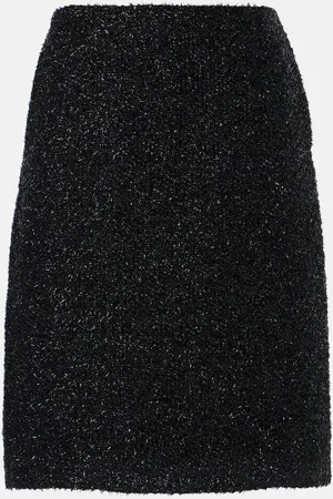 The Row Corinna lamÃ© pencil skirt