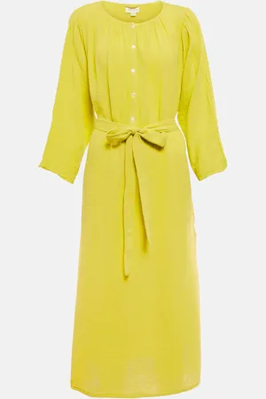 Velvet Christelle cotton kaftan midi dress
