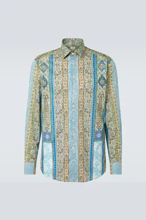Etro Roma printed cotton shirt