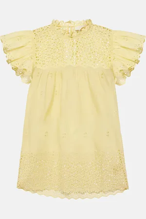 ULLA JOHNSON Kassi cotton voile top