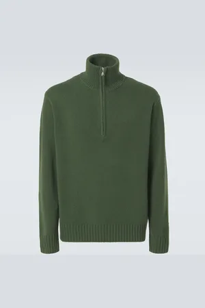 Allude Cashmere half-zip sweater