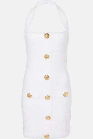 Balmain Halterneck minidress