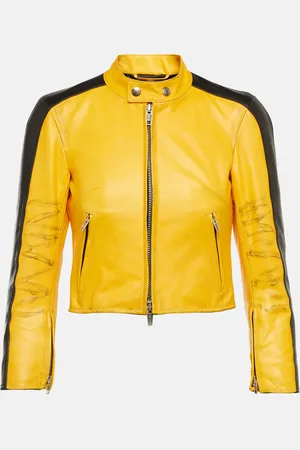 Balenciaga Cropped leather jacket