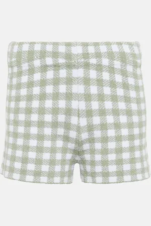 Altuzarra Ran checked shorts