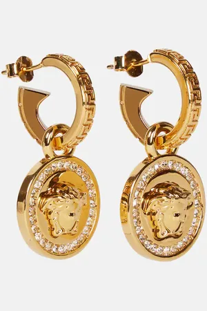 VERSACE Greca and Medusa earrings