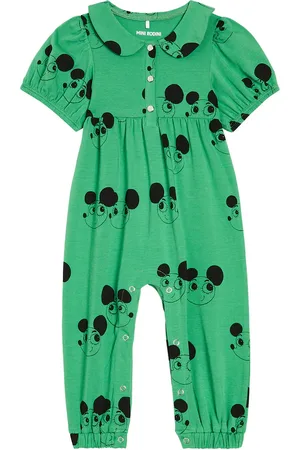 Mini Rodini Baby Ritzratz cotton jersey jumpsuit
