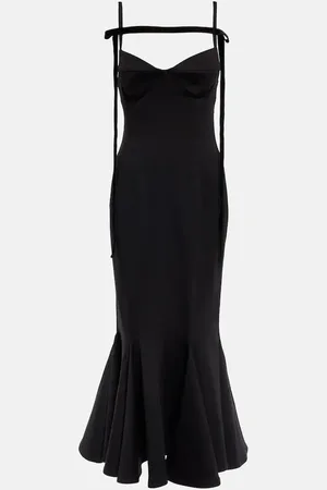 The Attico Beath jersey midi dress
