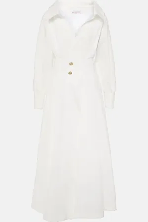 Altuzarra Isabela cotton-blend midi dress