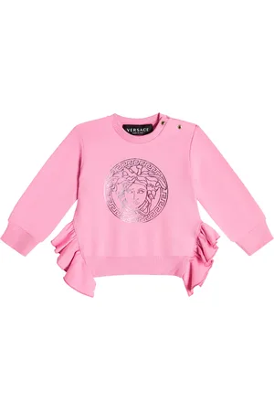 VERSACE Baby Medusa cotton-blend jersey sweatshirt