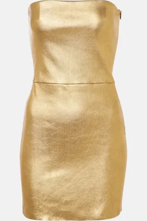 Stouls Amina metallic leather minidress