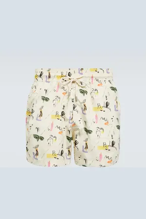 ARRELS Barcelona X Malika Favre printed swim shorts