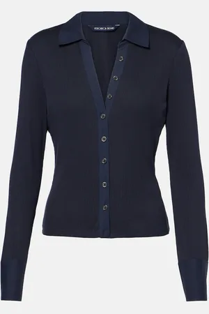 VERONICA BEARD Scottie cotton-blend top