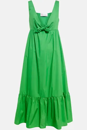 RED Valentino Cotton-blend poplin midi dress