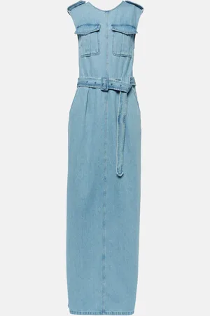 DRIES VAN NOTEN Denim maxi dress