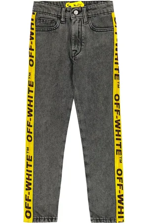 OFF-WHITE Logo straight jeans
