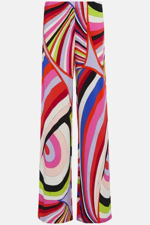 Puccini Iride high-rise jersey straight pants
