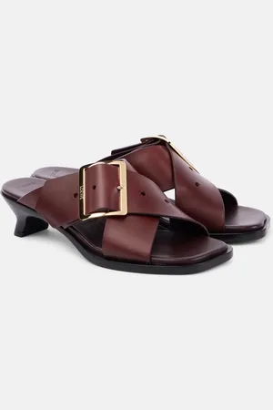 Loewe Petal Belt leather sandals