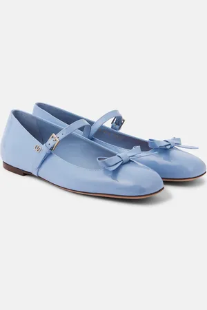 VALENTINO GARAVANI Romance Bow patent leather Mary Jane flats