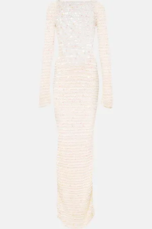 AYA MUSE Sequined maxi dress