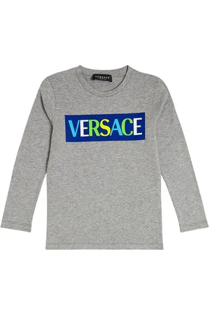 VERSACE Logo cotton jersey T-shirt